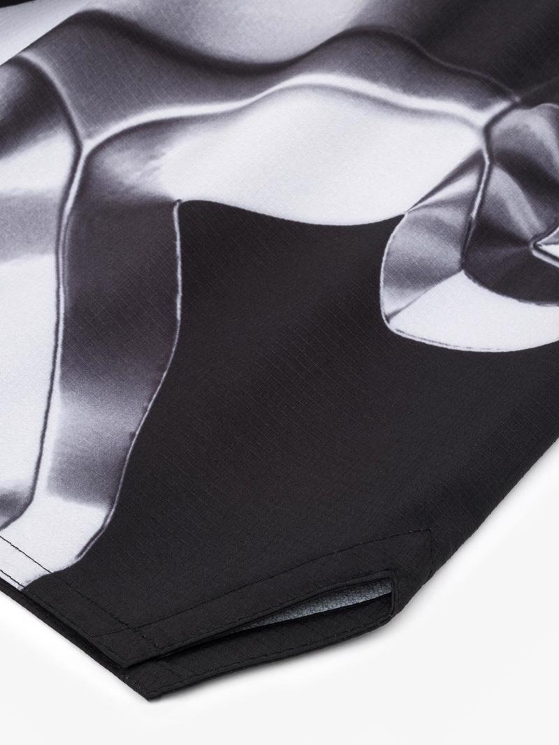 MANTO metal FIGHT SHORTS-black